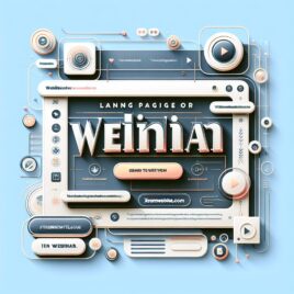Landing Pages pour Webinaires: Optimisez votre Conversion